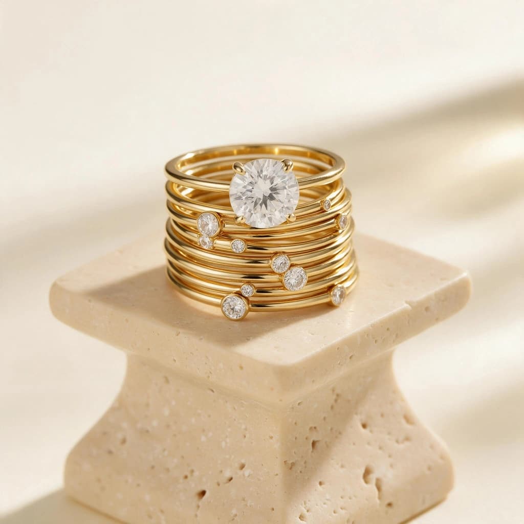 Chaandni AD Solitaire Studs